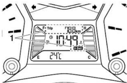 YAMAHA TMAX (2014) - FUNKCIJE INSTRUMENTA I KONTROLA - 3