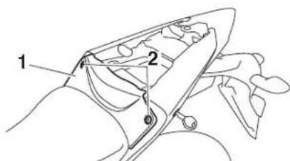 YAMAHA YZF-R3 (2016) - Uklanjanje sjedala vozača - 1