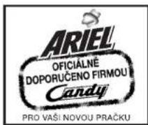 CANDY LB CTA86 TV - Jak dosáhnout nejlepších výsledků s Vaší novou pračkou Candy? - 1