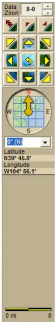 Data Zoom 8-0 N W E S 0° (N) Latitude N39° 45.8' Longitude W104° 56.1' 0 mi 8