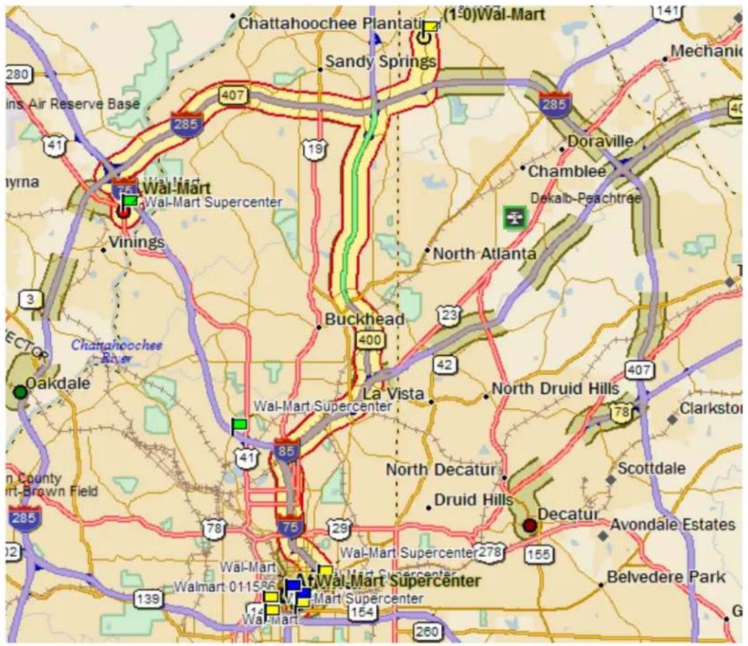 Chattahoochee Plantation (150)Wal-Mart Sandy Springs 280 407 285 285 Mechanick Doraville Chamblee Dekalb-Peachtree Wal-Mart Wal-Mart Supercenter Vinings North Atlanta Buckhead 400 3 23 42 407 3 Oakdale La Vista North Druid Hills Clarkston Chattahoochee River Wal-Mart Supercenter North Decatur Druid Hills Decatur Avondale Estates Walmart 01:15:86 Wal-Mart Supercenter Wal-Mart Supercenter 154 139 155 285 285 285 285 285 285 285 285 285 285 285 285 285 285 285 285 285 285 285 285 285 285 285 285