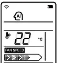 AI 22 °C FAN SPEED