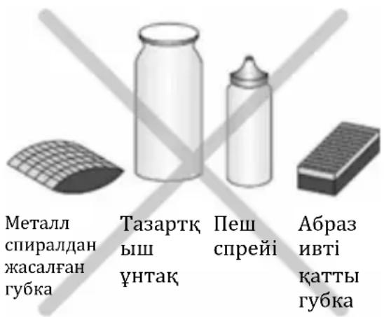 Металл спиралдан жасалған губка Тазартқ ыш үнтақ Пеш спрейі Абраз ивті қатты губка