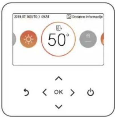 2019.07.16(UTO.) 09:54 Dodatne informacije 50° ↑ ← OK > ↓