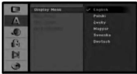 Display Menu English Polski Cwsky Magyar Svenska Deutsch