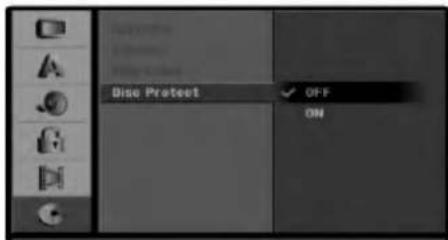 Disc Protect OFF ON
