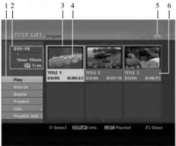 1 2 3 4 5 6 TITLE LIST Original 1/2 DVD-VR Therar SSDmin Free TITLE 1 03/05 0:00:43 TITLE 2 03/05 0:01:10 TITLE 3 03/05 0:08:75 Play Search Delete Project Curl Playlist Add 2 Select Info. Playlist Close