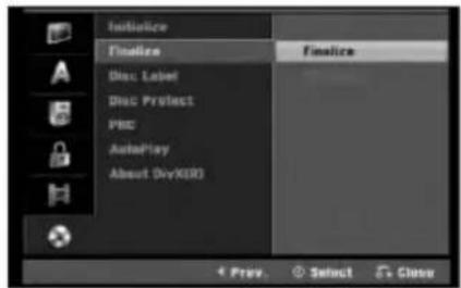 Initiative Finisher Disc Label Disc Project PBC AutoPlay About DryXERO Finisher Prev. Select Close