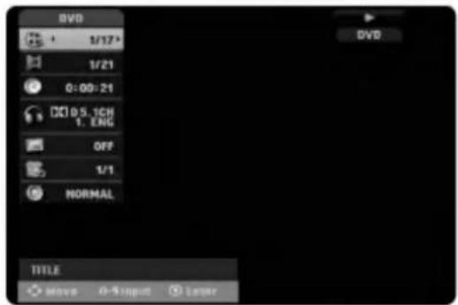 DVD 1/17 1/21 0:00:21 1. ENG OFF 1/1 NORMAL TITLE Move 0-3 input Layer