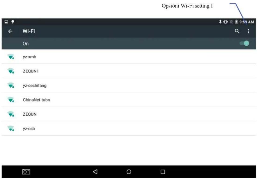 Opsioni Wi-Fi setting I Wi-Fi On yz-xmb ZEQUN1 yz-ceshifang ChinaNet-tubn ZEQUN yz-csb