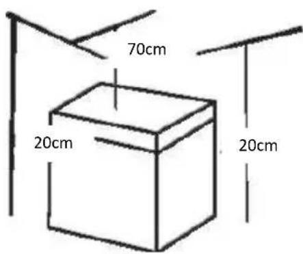 70cm 20cm 20cm