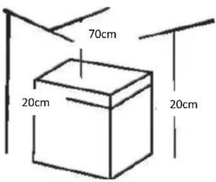 70cm 20cm 20cm
