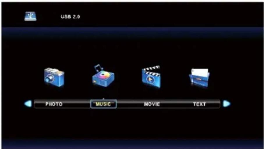 USB 2.0 PHOTO MUSIC MOVIE(TEXT