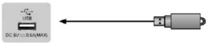 USB DC 5V=0.6A(MAX)