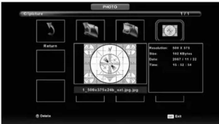 Vivax TV-40LE76T2 - Photo menu (Izbornik fotogracija) - 1