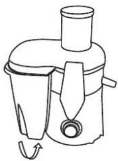 Vivax TJC-30 - NOTE: Push the Locking Handle until it is fully Upright otherwise the Juice will not operate. - 4