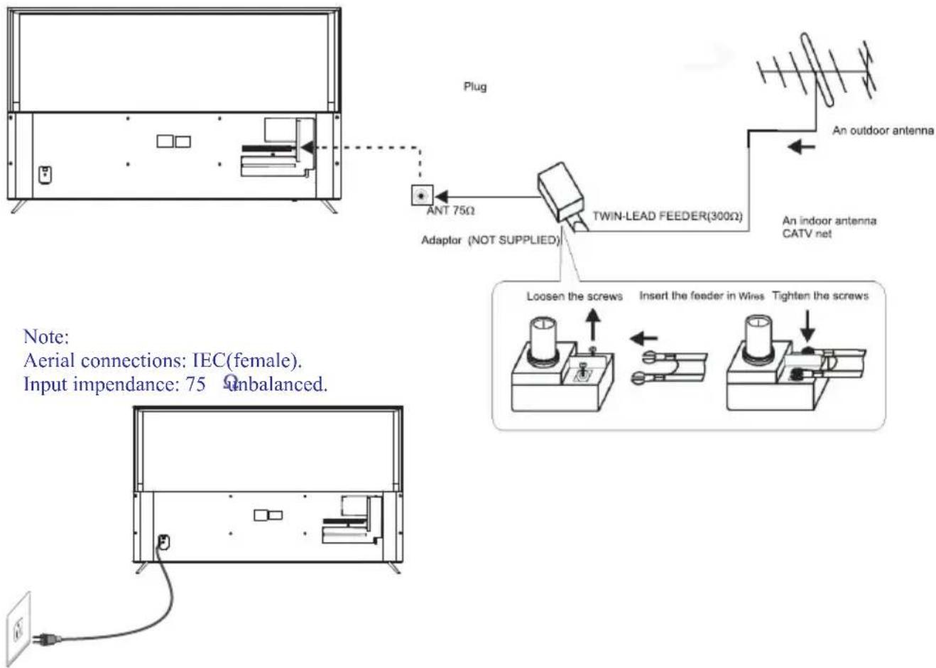 HAIER LE50K66UG - ANTENNA - 1
