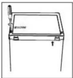 VOX KS 2110F - Promjena smjera otvaranja vrata - 1