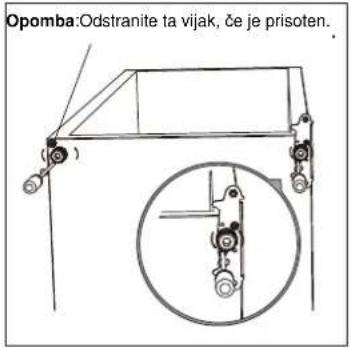 VOX KK 3220 F - Sprememba smeri odpiranja vrat - 3