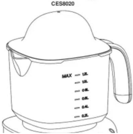 CES8020 MAX — 1.2L — 1.0L — 0.8L — 0.6L — 0.4L — 0.2L