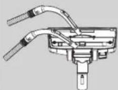 LG VK7320NNA - ① Carpet and floor nozzle Szönyeg- és padlótisztító fej Kombinirana četka za pod Накрайник за килим и под - 1