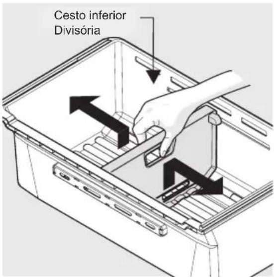 Cesto inferior Divisória
