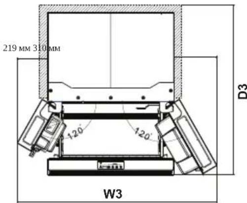 219 MM 310 MM 120° 120° W3 D3