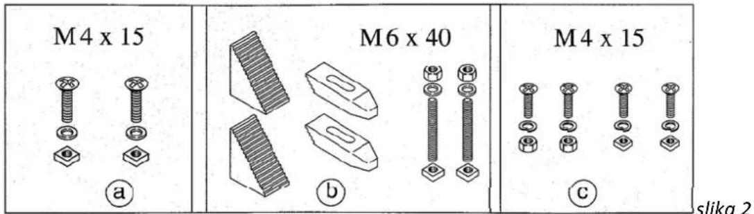 M4 x 15 M6 x 40 M4 x 15 slika 2