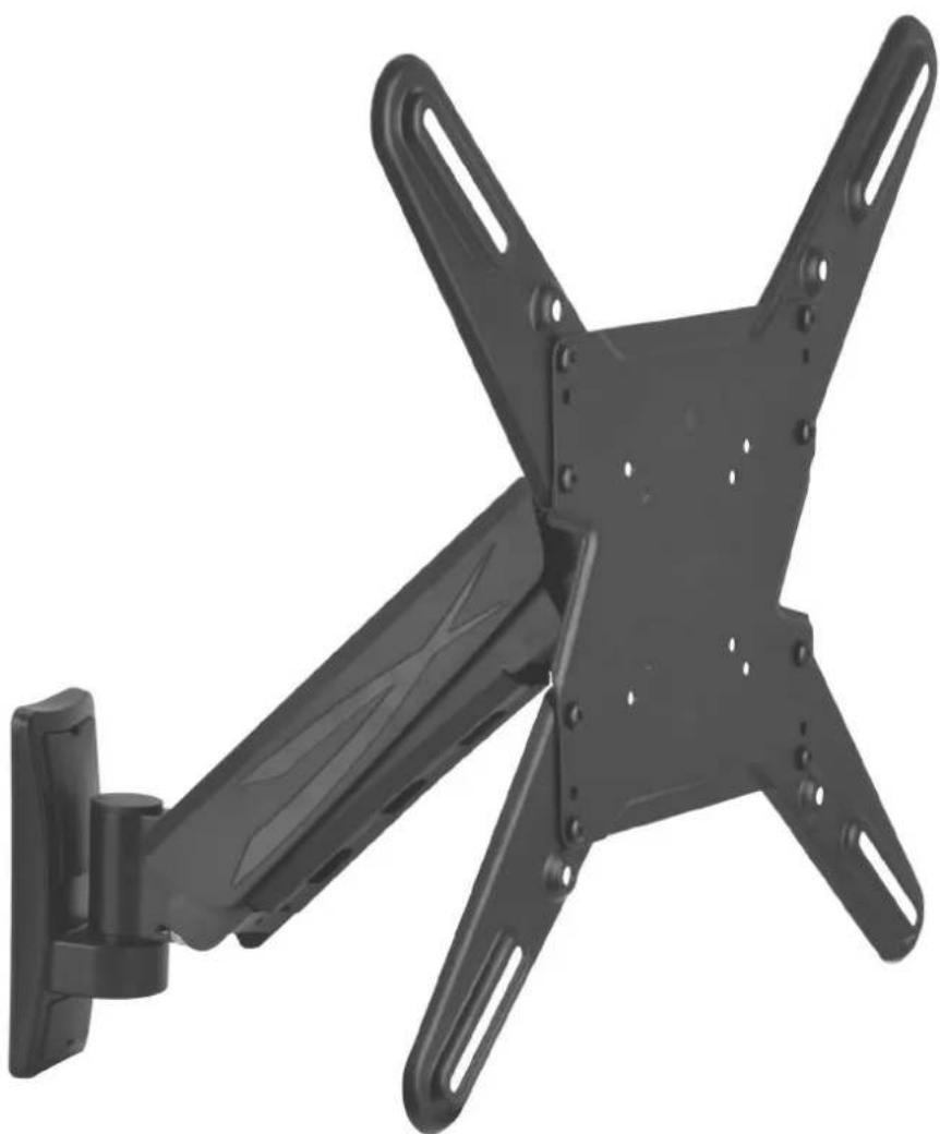 NEDIS TVWM2730BK - Flat/ Curved TV Wall Mount - 1