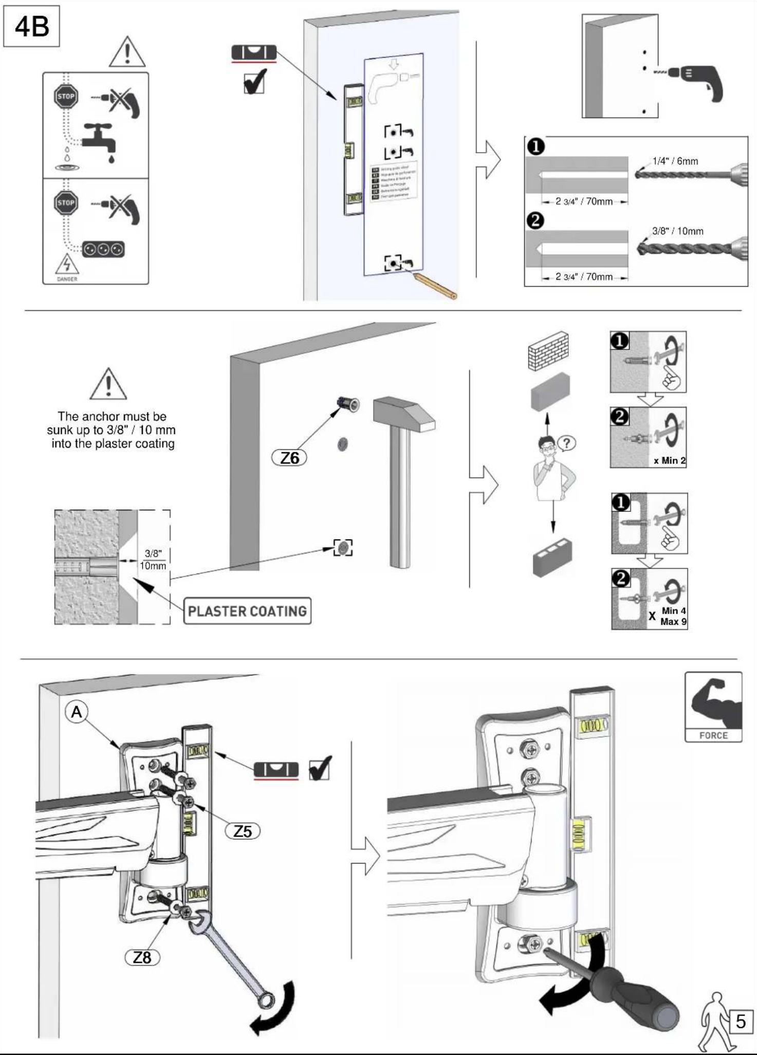 NEDIS TVWM2730BK - Flat/ Curved TV Wall Mount - 15
