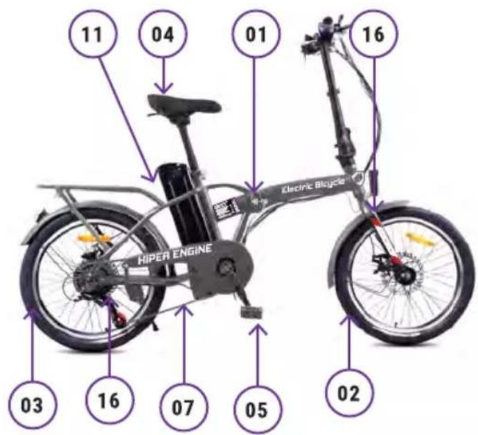 11 04 01 16 Electric Bicycle HIPER ENGINE 03 16 07 05 02