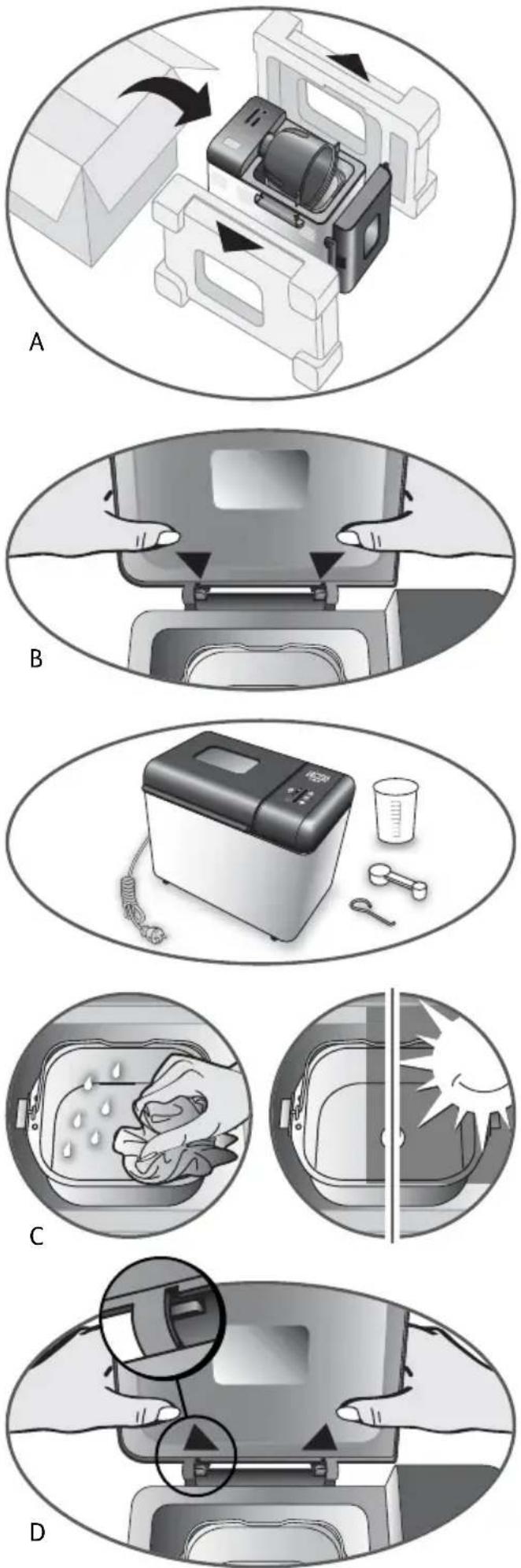 TEFAL Dual Home Baker OW4002 - Tīrīšana un uzturēšana - 1