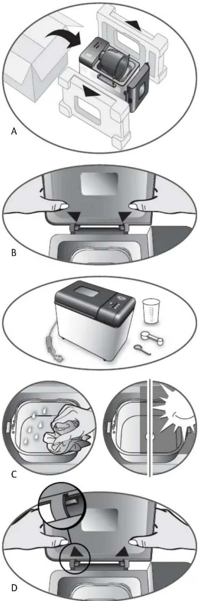 TEFAL Dual Home Baker OW4002 - Čištění a údržba - 1