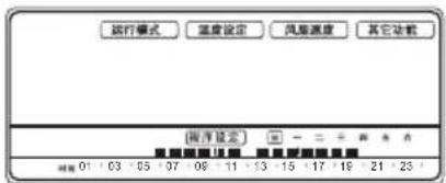 旅行模式 温度设定 风速湿度 其它功能 程序状态 01 03 05 07 09 11 13 15 17 19 21 23