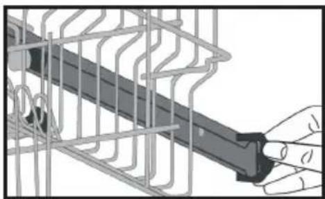 SHARP QW-GX12F47EW-EU - Регулиране на височината на горния кош - 1