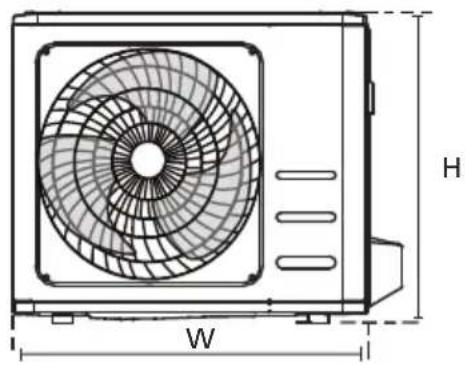 BEKO BBFDB 071 - Unit mounting dimensions - 2