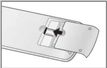 SAMSUNG CS-29M21BP - تركيب البطاريمات في جهاز التحكم عن بعد - 3