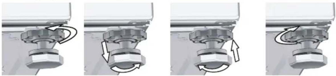 BEKO WTV 7622 XCW - Rregullimi i shputave - 2