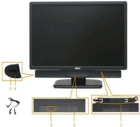 DELL E2013H - Using the Dell Soundbar - 1
