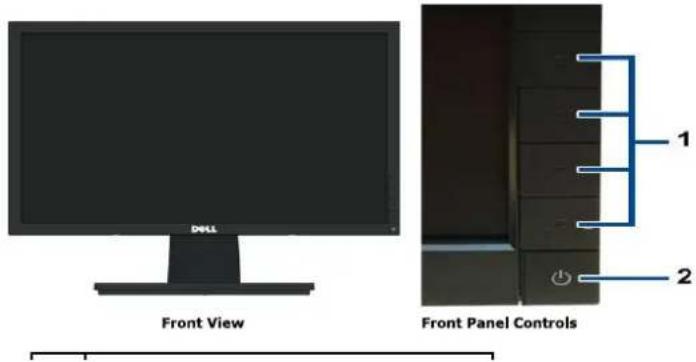 DELL E1911 - Identifying Parts and Controls - 1