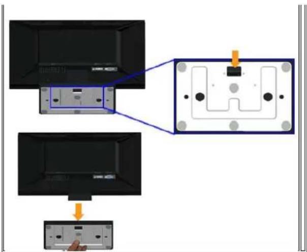 DELL E1911 - Removing the Stand Base - 1