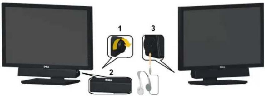 DELL E1911 - Using the Dell Soundbar (Optional) - 1