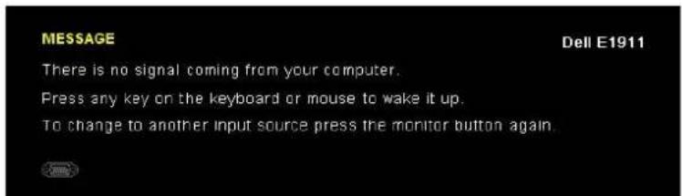 DELL E1911 - OSD Warning Messages - 4