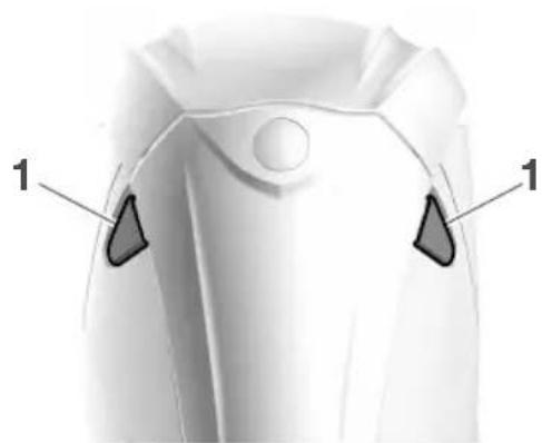 YAMAHA XTO (2019) - Ročica za zaklep okrova - 2