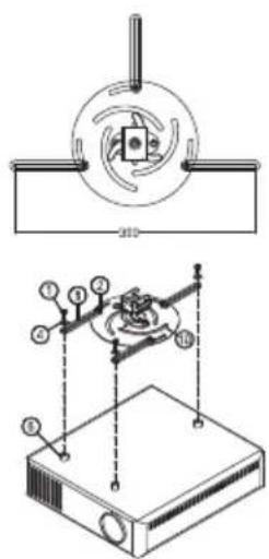 Technical diagram showing mechanical assembly with labeled components and dimensions
