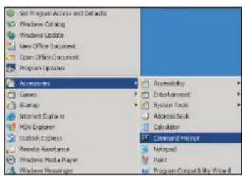 Set Program Access and Defaults Windows Catalog Windows Update New Office Document Open Office Document Program Updates Active Users Games Startup Internet Explorer Mini Explorer Outlook Express Remote Assistance Windows Media Player Windows Messenger Accessibility Emprovement System Tools Address Book Calculator Command Script Named Paint Player Compatibility Wizard