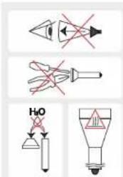 Diagram illustrating four different chemical reaction methods: conical, nucleic acid, hydrogen peroxide, and centrifugation.