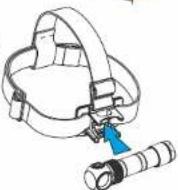 ArmyTek Elf Micro-USB - To use the headmount with the flashlight: - 5
