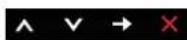 DELL P1917SWh - Accessing the OSD menu - 6