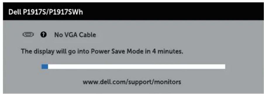 DELL P1917SWh - Self-test - 1